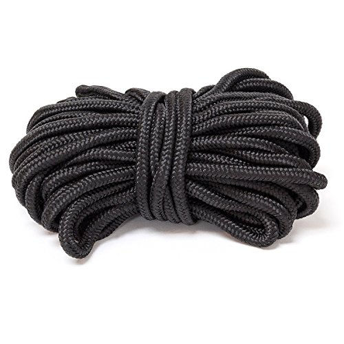 Relaxdays Slackline 15m Set mit Baumschutz Hilfsseil Ratsche und Tasche, einsteigerfreundlich, blau - 6