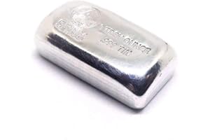 PRECIOUS & VALUABLE METALS / Lingote de estaño (Sn) de 1 onza (31 a 32 gramos) bellamente acuñado