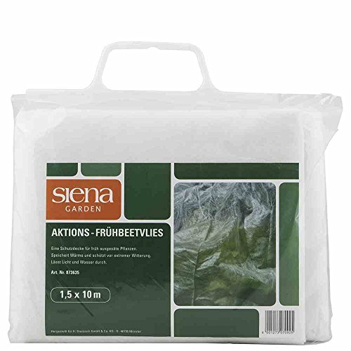 Siena Garden 873635 Frühbeetvlies 1,5x10m ideales Wachstumsklima