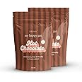 Cosmix My Happy Gut Hot Chocolate | For Improved Digestion & Overall Gut Health | Zero Refined Sugar, No Preservatives | Plant Based | Just add water & Enjoy | 2x200 gm - Makes upto 14 Cups each.