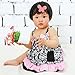 ANDI ROSE Baby Toddlers Cotton Lovely Hairband+Dress+Underpants Outfit (S(for 0-12 month), Rose)