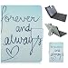 Produktbild Quenjoy® 7-8 Zoll PU Leder Universal Tastatur Hülle,Micro-USB Keyboard Flip Case Magnetverschluss Kunstleder Ständer Schutzhülle mit 4 Punkt-Gurt-Befestigung Etui für Tablet-PC,Forever and always Love