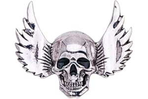 DANLAI Trendy Skelton Skull Skull Spel Pin 3d Alato Skull Brooch Halloween Sera Party Costume Badge
