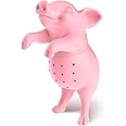 Genuine Fred, HOT Belly, Pig Reusable Silicone Tea Infuser, Pink, Fun Gift for Tea Lovers, Clever Kitchen Gadget