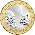 Change Checker UK 2009 Darwin £2 Coin