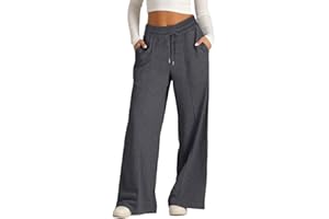 GRMLRPT Pantalon de Sport Femme Pantalon de Jogging Survêtement Droit Pants Décontracté à Couleur Unie avec Poches Pantalon de Loisirs pour Running Fitness Training Yoga(Multicolore,S-XXL)