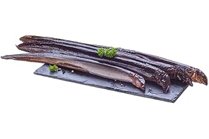 IHR FACHGESCHÄFT KLAASSEN Räucheraal / geräucherter Aal - über echtem Buchenrauch geräuchert - zartes saftiges Fleisch mit dezenter Rauchnote - 250 Gramm, Hoher Proteingehalt