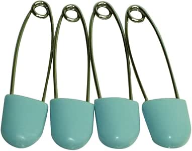 50 Spille Da Balia Per Pannolini - Aghi Di Sicurezza 4 Cm Per Cucito E Craft, Colore Bianco - Foto 11