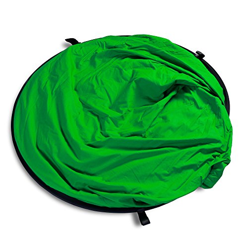 PhotoSEL BD121G Fondo Plegable Reversible para Estudio Fotográfico y de Vídeo, 2 × 2.4m, Verde