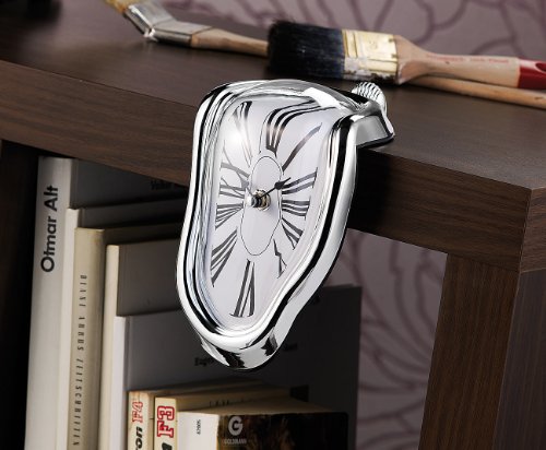 St. Leonhard Originelle Regal-Uhr mit kunstvollem Surrealismus-Design - 2