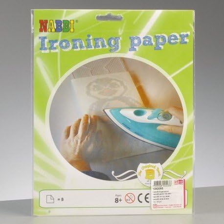 Transfer Paper for Ironing Tube Beads, 16 x 16 cm, Pack of 8