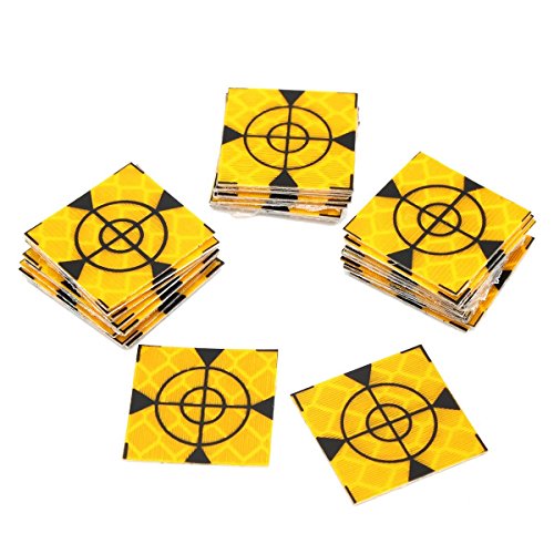 Tutoy 50Pcs Reflector Sheet 20X20mm Target Di Nastro Riflettente Ampiamente Usato Nel Motore