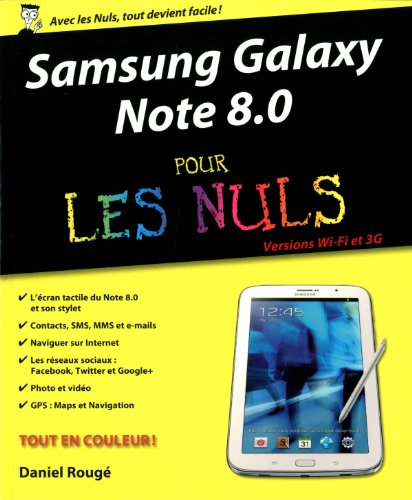 Preisvergleich Produktbild Samsung Galaxy Note 8.0 pour les Nuls