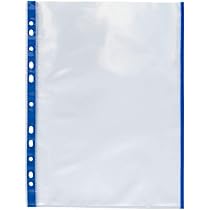 Buste Trasparenti A4 DANUBIO - 25 Pezzi, 40μm, Con Bordo Colorato Assortito - Foto 10