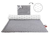 Buena regalo: Minnie manta para bebés y niños pequeños. ya sea como camelarse manta, manta ligeros en cama infantil y - Carro, o manta para gatear: Esta hermosa manta con discreto vasitos de diseño de rayas se su niño seguro larga acompañar. también un regalo ideal para nacimiento. Concédase y sus pequeñas aún hoy esta calidad premium
