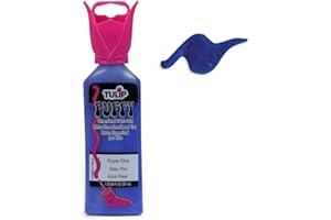 Tulip tulippfrblue Dimensional Fabric Paint 1.25oz, 1.25_Puffy Royal Blue, 37 ml (Pack of 1)