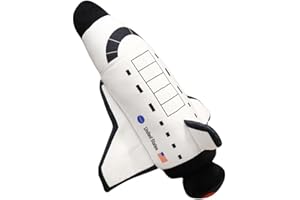 Vepoty Space Shuttle Weiches Spielzeug 40 cm Weich Gefülltes Space Shuttle Kissen Niedliche Kuschelkissen Raketen Plüschspielzeug Für Kinder Geschenk