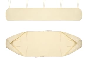 FHQGZT Patio Awning Cover, Patio Protection Canopy, 420D Heavy Duty Weather Proof Oxford, Protective Cover for Awnings, Dustproof Waterproof Anti-UV for Garden Outdoor Awning Canopy (2.5m /8.20ft,Beige)