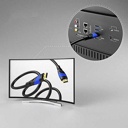 KabelDirekt Set 2 x 2m HDMI Kabel / kompatibel mit HDMI 2.0a/b, 2.0, 1.4a (Ultra HD, 4K, 3D, Full HD, 1080p, HDR, ARC, Highspeed mit Ethernet) – TOP Series - 4