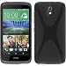 Produktbild PhoneNatic Case für HTC Desire 526G+ Hülle Silikon grau X-Style + 2 Schutzfolien