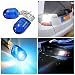 Produktbild ILS - Blue W21 5W T20 580 7443 Xenon White Halogen DRL Side Light Light Hid Bulb