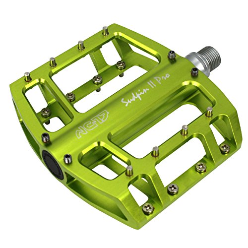 NC-17 Sudpin II Pro Aluminium Plattform Pedale / Fahrrad Pedale MTB / Mountainbike Pedal / BMX Pedal / zwei Kugellager + Cr-Mo Achse / inkl. Ersatzpins - 5