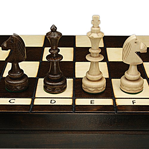 Preisvergleich Produktbild Schachspiel INDISCH 48cm geschnitzt - gute qualität