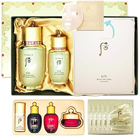 The History of Whoo Bichup Self-Generating Anti-Aging Essence 2pcs Set + Gifts