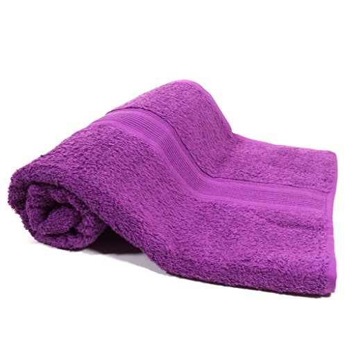 Saunatuch Lila Frottee Baumwolle 500g/m2 Handtuch 80 x 200 cm