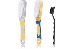 TMZELOA 3PCS Cepillo Limpiador de Zapatos, Cepillo para Suela de Zapatos, Cepillo para Zapato Unidades de Cepillos Suaves para Zapatillas Cepillos de Limpieza Limpieza de Zapato Deportivos