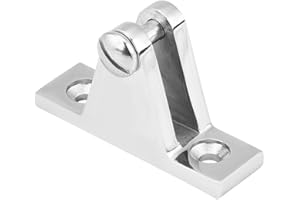 MADEZZ Soporte de bisagra de Cubierta , Soporte de bisagra de Cubierta de Barco Marino de Acero Inoxidable para Hardware de Montaje Bimini