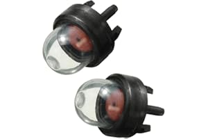 Nicetruc Burbuja Mini carburador Aceite Bulbo Gasolina Snap cebador de Combustible de la Bomba Kit para Cortasetos cortadora de césped Motosierra Accesorios 2 Piezas