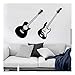 Produktbild QTZJYLW Kreative Wanddekoration Wandaufkleber Persönlichkeit Gitarre Muster Haushalt Zimmer Poster Aufkleber (60 × 90 Cm)