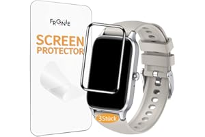 Frgnie Pellicola protettiva compatibile con Dyurwa P97 Smartwatch 1,57" (3 pezzi) 3D Curved pellicola protettiva compatibile con Soudorv Orologio Fitness