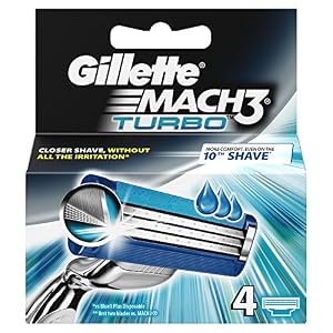 Gillette Mach 3 Turbo Manual Razor Blades