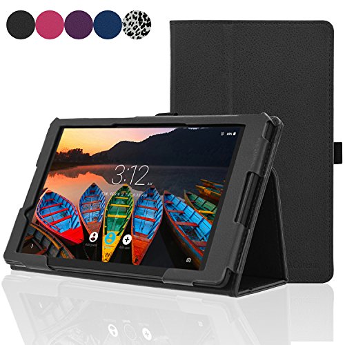 Lenovo Tab3 8 Fall, acdream Folio Premium Leder Tablet Schutzhülle für Lenovo Tab3 20,3 cm Tablet (2016 Release),