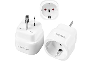 2 st kinesisk uttagsadapter, Kina adapter, typ I uttag, Australien EU-kontakt till Australien, Nya Zeeland, Argentina, Kina