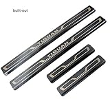 Peso del artículo: 0,6 kg. Placa de acero inoxidable para la puerta Sill Trim Auto Accesorios para Tiguan MK2