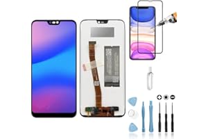 Mobilevie Ecran pour Huawei P20 Lite Noir : VITRE Tactile + LCD Original Pret-A-Monter