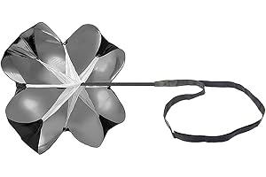 TRIWONDER Parachute de Résistance 40 ou 56 Pouces Parachute de Vitesse Parachute de Course pour Entraînement d'Endurance Exercice de Musculation Force Accélération Football