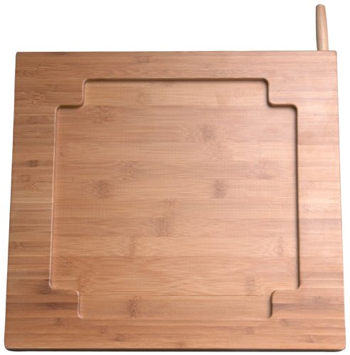 CTA Digital Bambus Tablet-Ständer Halterung für iPad Air und iPad 2/3/4 Verstellbar mit Integriertem Messerblock und Eingabestift Stylus – Natur - 5