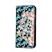 Produktbild Hozor Apple iPhone 7 (4,7 Zoll) Hülle - Hybride Bunter Blumen Muster & Diamant Serie Flip Case Schutzhülle PU Lederhülle Luxus Elegant Glänzend Etui