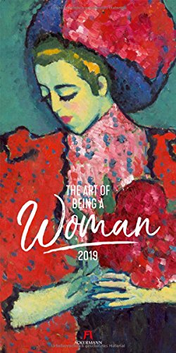 Art of being a Woman 2019, Wandkalender im Hochformat (33x66 cm) - Kunstkalender mit Monatskalendarium