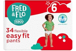 TRIZINGA Fred & Flo Size 6 Nappy Pants 34 Pack