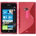 Produktbild PhoneNatic Case für Nokia Lumia 900 Hülle Silikon pink S-Style + 2 Schutzfolien