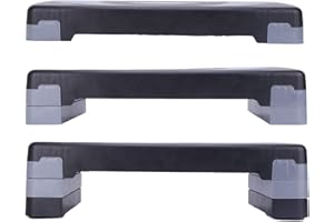 ELEX Trendi Aerobic Step Board 3 Adjustable Step Levels Exercise Shock-Absorb, Nonslip Stepper for Home Gym and Fitness Training, Yoga Sport