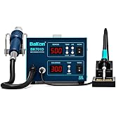 Bakon BK701D Intelligent 2 in 1 Havya İstasyonu, Turkuaz