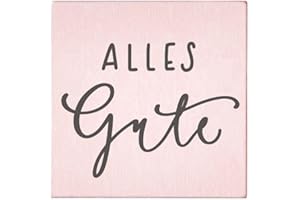 ‎MAY AND BERRY May and Berry Holzstempel - Alles Gute, 45x45mm, Rosa