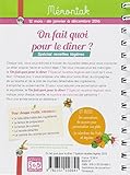 Image de On fait quoi pour le dîner Spécial recettes légères 2016