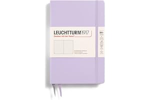 LEUCHTTURM1917 368491 Taccuini Paperback B6+, Copertina rigida, 219 pagine numerate, Lilac, Puntini
